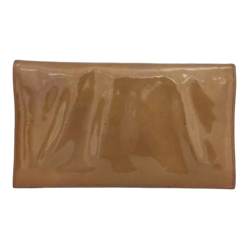 CHANEL: CC Logo Patent Leather Long Bifold Wallet #1328 - Picture 2 of 6